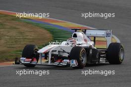 01.02.2011 Valencia, Spain,  Kamui Kobayashi (JAP), Sauber F1 Team, C30 - Formula 1 Testing - Formula 1 World Championship 2011