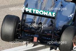 01.02.2011 Valencia, Spain,  Mercedes GP Petronas F1 Team, MGP W02, detail - Formula 1 Testing - Formula 1 World Championship 2011