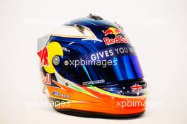01.02.2011 Valencia, Spain,  Daniel Ricciardo (AUS) Test Driver, Scuderia Toro Rosso helmet - Formula 1 Testing - Formula 1 World Championship 2011
