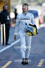 01.02.2011 Valencia, Spain,  Nico Rosberg (GER), Mercedes GP  - Formula 1 Testing - Formula 1 World Championship 2011