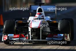 01.02.2011 Valencia, Spain,  Kamui Kobayashi (JAP), Sauber F1 Team  - Formula 1 Testing - Formula 1 World Championship 2011