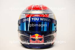 01.02.2011 Valencia, Spain,  Sébastien Buemi (SUI), Scuderia Toro Rosso helmet - Formula 1 Testing - Formula 1 World Championship 2011