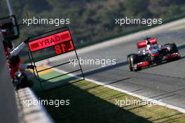 01.02.2011 Valencia, Spain,  Gary Paffett (GBR), Test Driver, McLaren Mercedes  - Formula 1 Testing - Formula 1 World Championship 2011