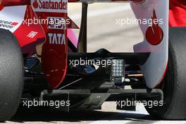 02.02.2011 Valencia, Spain,  Scuderia Ferrari technical detail, difuser - Formula 1 Testing - Formula 1 World Championship 2011