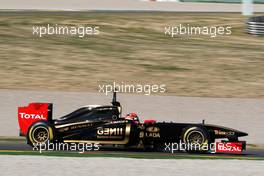 02.02.2011 Valencia, Spain,  Robert Kubica (POL), Lotus Renault GP, R31 - Formula 1 Testing - Formula 1 World Championship 2011