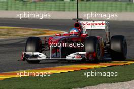 02.02.2011 Valencia, Spain,  Fernando Alonso (ESP), Scuderia Ferrari - Formula 1 Testing - Formula 1 World Championship 2011