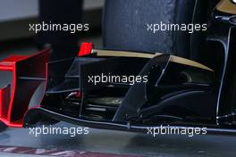 02.02.2011 Valencia, Spain,  Lotus Renault GP  technical detail, front wing - Formula 1 Testing - Formula 1 World Championship 2011