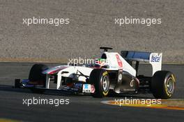02.02.2011 Valencia, Spain,  Sergio Perez (MEX), Sauber F1 Team  - Formula 1 Testing - Formula 1 World Championship 2011