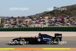 02.02.2011 Valencia, Spain,  Rubens Barrichello (BRA), AT&T Williams, FW33 - Formula 1 Testing - Formula 1 World Championship 2011