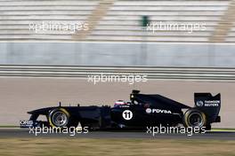 02.02.2011 Valencia, Spain,  Rubens Barrichello (BRA), AT&T Williams, FW33 - Formula 1 Testing - Formula 1 World Championship 2011