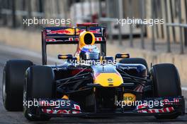 02.02.2011 Valencia, Spain,  Sebastian Vettel (GER), Red Bull Racing - Formula 1 Testing - Formula 1 World Championship 2011