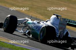 02.02.2011 Valencia, Spain,  Nico Rosberg (GER), Mercedes GP  - Formula 1 Testing - Formula 1 World Championship 2011