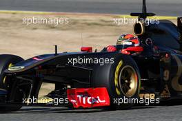 02.02.2011 Valencia, Spain,  Robert Kubica (POL), Lotus Renault GP - Formula 1 Testing - Formula 1 World Championship 2011