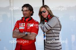 02.02.2011 Valencia, Spain,  A lady in the pitlane - Formula 1 Testing - Formula 1 World Championship 2011