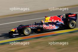 02.02.2011 Valencia, Spain,  Mark Webber (AUS), Red Bull Racing  - Formula 1 Testing - Formula 1 World Championship 2011