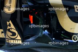 02.02.2011 Valencia, Spain,  Lotus Renault GP technical detail, exhaust - Formula 1 Testing - Formula 1 World Championship 2011