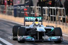 02.02.2011 Valencia, Spain,  Nico Rosberg (GER), Mercedes GP Petronas F1 Team - Formula 1 Testing - Formula 1 World Championship 2011