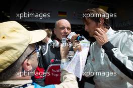 06.-12.06.2011 Le Mans, France, Race, Dr. Wolfgang Ullrich after the crash of Allan McNish - 24 Hour of Le Mans 2011
