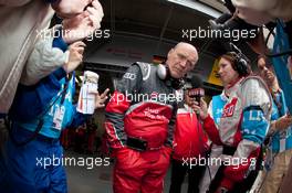 06.-12.06.2011 Le Mans, France, Race, Dr. Wolfgang Ullrich after the crash of Allan McNish - 24 Hour of Le Mans 2011