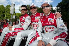 06.-12.06.2011 Le Mans, France Mike Rockenfeller, Romain Dumas and Timo Bernhard - 24 Hour of Le Mans 2011
