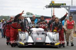 06.-12.06.2011 Le Mans, France, Race, #3 Audi Sport North America Audi R18 TDI - 24 Hour of Le Mans 2011