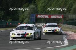 05.-07.05.2011 Spa/Francorchamps, Belgium, BMW MOTORSPORT BMW M3, Augusto Farfus (BRA) Jorg Muller (GER) and BMW MOTORSPORT BMW M3, Andy Priaulx (GBR) Uwe Alzen (GER) - LMS/ILMC Series, 1000km Spa - Race, LMS Le Mans Series, Intercontinental Le Mans Cup