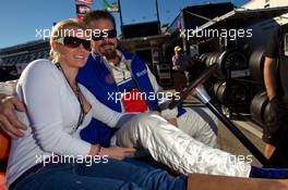 27.01.2011 Daytona Beach, Wednesday JC France with his girlfriend - Grand-Am Rolex SportsCar Series, Rolex24 at Daytona Beach, USA