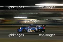 27.01.2011 Daytona Beach, Practice and Qualifying, #67 TRG Porsche GT3: Steven Bertheau, Brendan Gaughan, Wolf Henzler, Andy Lally, Spencer Pumpelly - Grand-Am Rolex SportsCcar Series, Rolex24 at Daytona Beach, USA