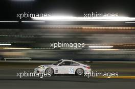 27.01.2011 Daytona Beach, Practice and Qualifying, #59 Brumos Racing Porsche GT3: Andrew Davis, Hurley Haywood, Leh Keen, Marc Lieb - Grand-Am Rolex SportsCcar Series, Rolex24 at Daytona Beach, USA