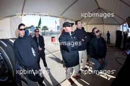 27.01.2011 Daytona Beach, Practice and Qualifying Burt Frisselle, Buddy Rice, Max Papis and Joao Barbosa - Grand-Am Rolex SportsCcar Series, Rolex24 at Daytona Beach, USA