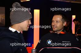 03.12.2011 Dusseldorf, Germany, Sebastian Vettel (GER) and Andy PriaulxÊ(GBR), Nations Cup - Race of Champions 2011