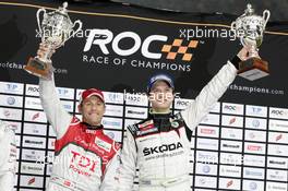 03.12.2011 Dusseldorf, Germany, Tom Kristensen (DNK) and Juho HŠnninen (FIN), Nations Cup - Race of Champions 2011