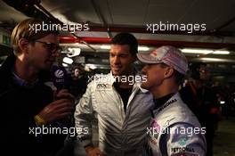 04.12.2011 Dusseldorf, Germany, Michael Ballack and Michael Schumacher (GER) - Race of Champions 2011