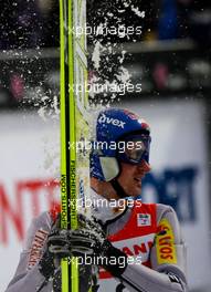 26.02.2011, Oslo, Norway (NOR): Adam Malysz (POL), Fischer  - FIS nordic world ski championships, ski jumping, individual HS106, Oslo (NOR). www.xpb.cc. © Laiho/xpb.cc. Every downloaded picture is fee-liable.