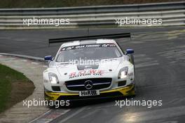 01.-02.04.2011 NŸrburg, Germany, 58. ADAC Westfalenfahrt / VLN Langstreckenmeisterschaft, Round 1, ROWE Racing Mercedes-Benz SLS AMG GT3, Dominik Schwager, Hubert Haupt, Klaus Rader