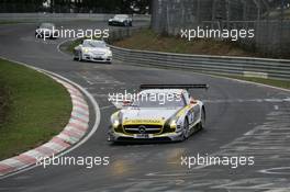 01.-02.04.2011 NŸrburg, Germany, 58. ADAC Westfalenfahrt / VLN Langstreckenmeisterschaft, Round 1, Black Falcon Mercedes-Benz SLS AMG GT3, Andrii Lebed, Ralf Schall, Hannes Plesse