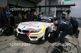 Pitstopp Uwe Alzen, Nico Bastian, BMW Team Schubert BMW Z4 GT3 14.04.2012. VLN DMV 4-Stunden-Rennen, Rd 2, Nurburgring, Germany
