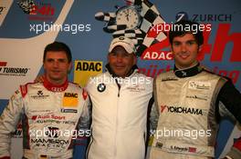 Top40 Qualifying: 2nd #26 Mamerow Racing Audi R8 LMS Ultra: Chris Mamerow, , 1st #19 BMW Team Schubert BMW Z4 GT3: Uwe Alzen, 3rd #15 Black Falcon Mercedes-Benz SLS AMG GT3: Sean Edwards, 18.05.2012. ADAC Zurich 24 Hours, Nurburgring, Germany
