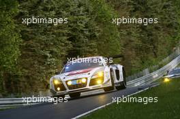 #26 Mamerow Racing Audi R8 LMS Ultra: Chris Mamerow, Christian Abt, Michael AmmermŸller, Armin Hahne 19.05.2012. ADAC Zurich 24 Hours, Nurburgring, Germany