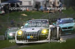 #10 Manthey Racing Porsche 911 GT3 R: Marco Holzer, Nick Tandy, Joerg Bergmeister, Patrick Long 19.05.2012. ADAC Zurich 24 Hours, Nurburgring, Germany