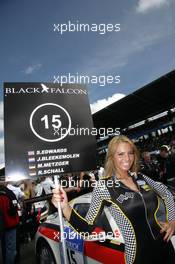 Black Falcon Gridgirl 19.05.2012. ADAC Zurich 24 Hours, Nurburgring, Germany