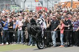 Stuntshow with Chris Pfeiffer 19.05.2012. ADAC Zurich 24 Hours, Nurburgring, Germany