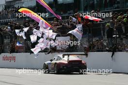 #150 Kremer Racing: Porsche 911 GT3 KR: Wolfgang Kaufmann, Altfrid Heger, Dieter Schornstein, Michael KŸke 20.05.2012. ADAC Zurich 24 Hours, Nurburgring, Germany