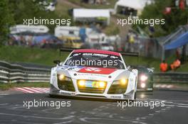 #26 Mamerow Racing Audi R8 LMS Ultra: Chris Mamerow, Christian Abt , Michael AmmermŸller, Armin Hahne 17.05.2012. ADAC Zurich 24 Hours, Nurburgring, Germany