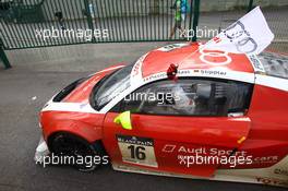 #16 AUDI SPORT PERFORMANCE TEAM AUDI R8 LMS ULTRA PRO ANDREA PICCINI RENE RAST FRANK STIPPLER 27-29.07.2012. Blancpain Endurance Series, Round 4, 24 Heures de Spa Francorchamps