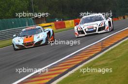 #9 GULF RACING UK MCLAREN MP4-12C GT3 PRO ROB BELL ANDY MEYRICK ROBERT BELL MICHAEL WAINWRIGHT  27-29.07.2012. Blancpain Endurance Series, Round 4, 24 Heures de Spa Francorchamps