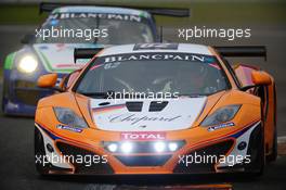 #62 LAPIDUS RACING MCLAREN MP4-12C GT3 PRO-AM KLAAS HUMMEL ADAM CHRISTODOULOU TIM MULLEN PHIL QUAIFE  27-29.07.2012. Blancpain Endurance Series, Round 4, 24 Heures de Spa Francorchamps