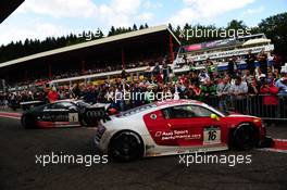 #16 AUDI SPORT PERFORMANCE TEAM AUDI R8 LMS ULTRA PRO ANDREA PICCINI RENE RAST FRANK STIPPLER 27-29.07.2012. Blancpain Endurance Series, Round 4, 24 Heures de Spa Francorchamps