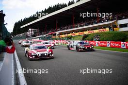 #16 AUDI SPORT PERFORMANCE TEAM AUDI R8 LMS ULTRA PRO ANDREA PICCINI RENE RAST FRANK STIPPLER 27-29.07.2012. Blancpain Endurance Series, Round 4, 24 Heures de Spa Francorchamps