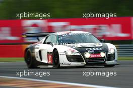 #81 ALFAB RACING AUDI R8 LMS GENT ERIK BEHRENS DANIEL ROS PATRICK SKOOG MAGNUS OHMAN  27-29.07.2012. Blancpain Endurance Series, Round 4, 24 Heures de Spa Francorchamps